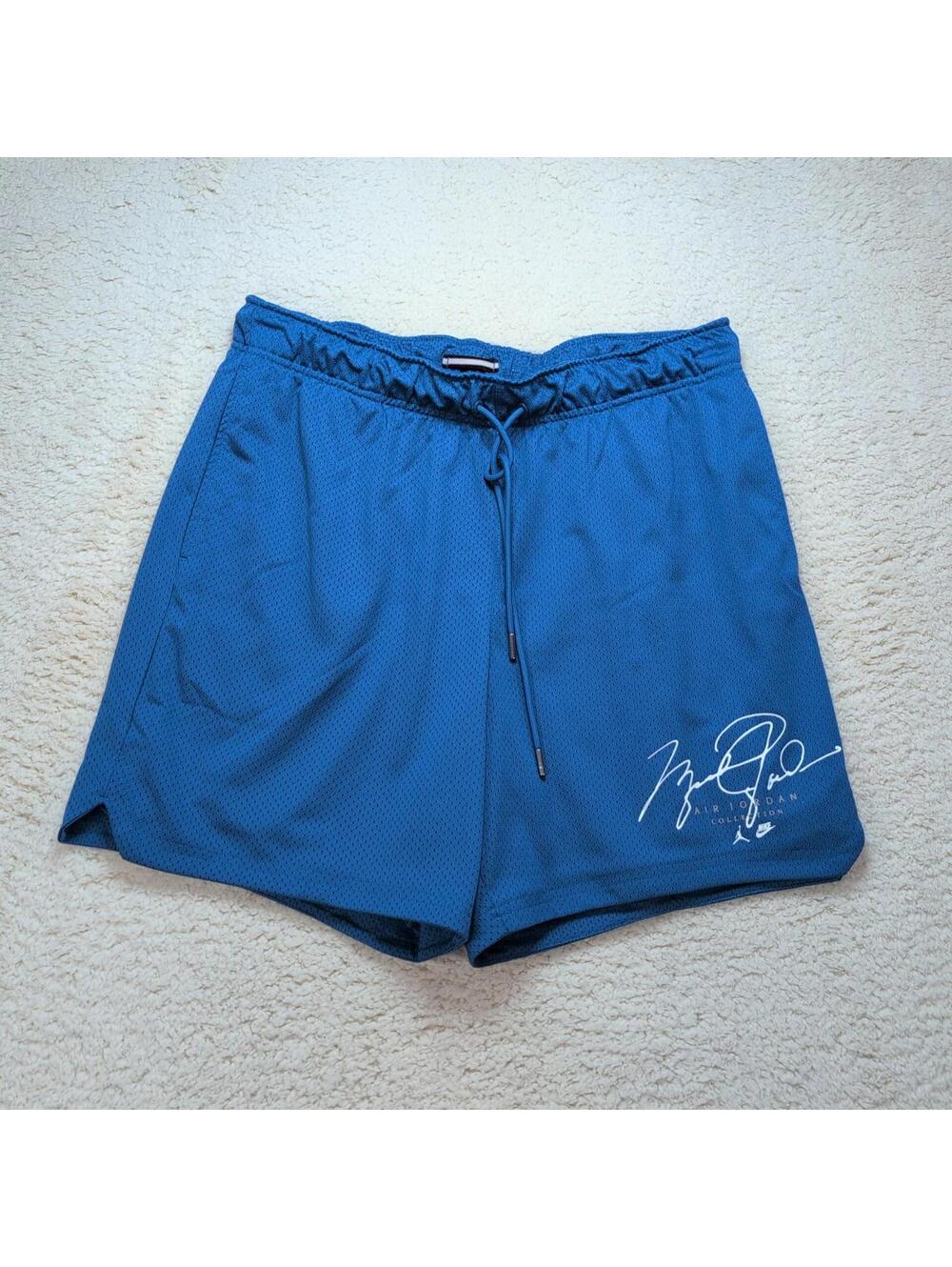 Nike Jordan Essential GFX Mesh Shorts Men's Large DH9046-407 Blue